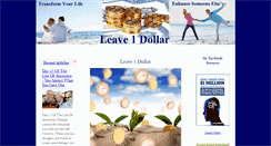 Desktop Screenshot of leave1dollar.com